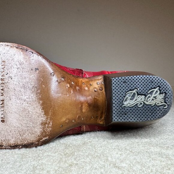 Women's Red Dan Post Boots - size 7 - Picture 4 of 12